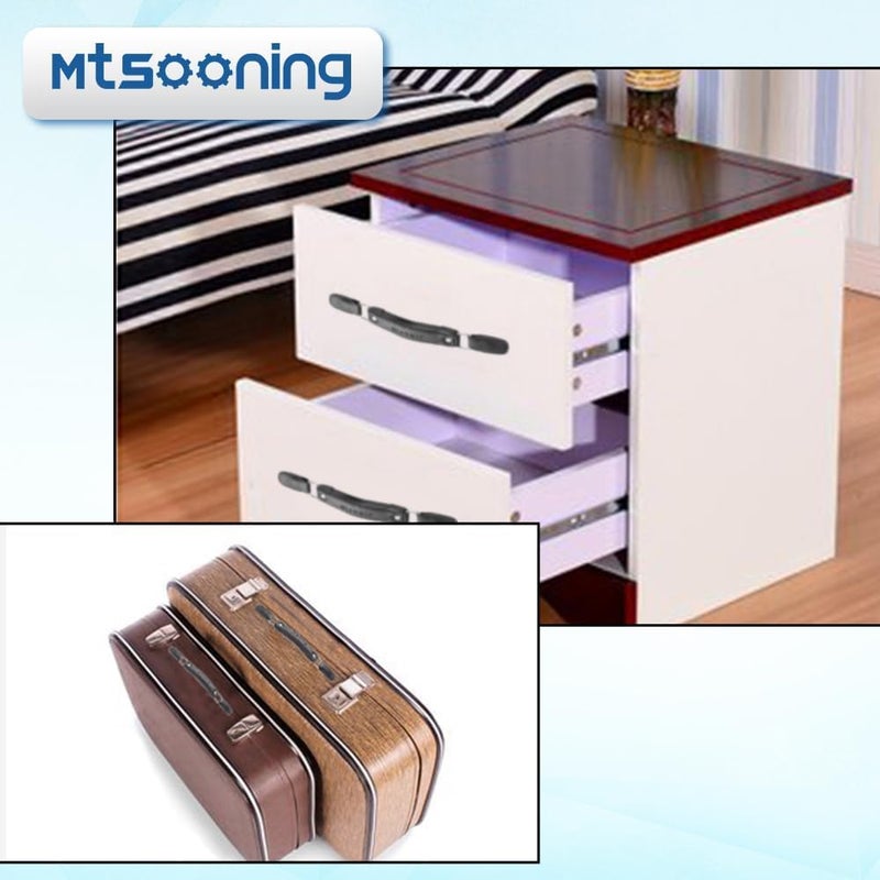 Mtsooning Luggage Handle Replacement Parts,150mm Leather Suitcase Grip Pull Carry Strap Spare Fix Holders for Travel - Image 2